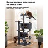 Yaheetech 54in Cat Tree Tower Condo Furniture Scratch Post for
