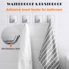 Heavy Duty Adhesive Towel Hooks Stick on Towel Hanger Wall