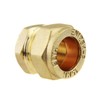 hep® 15mm Brass Compression End Cap Stop End WRAS Approved