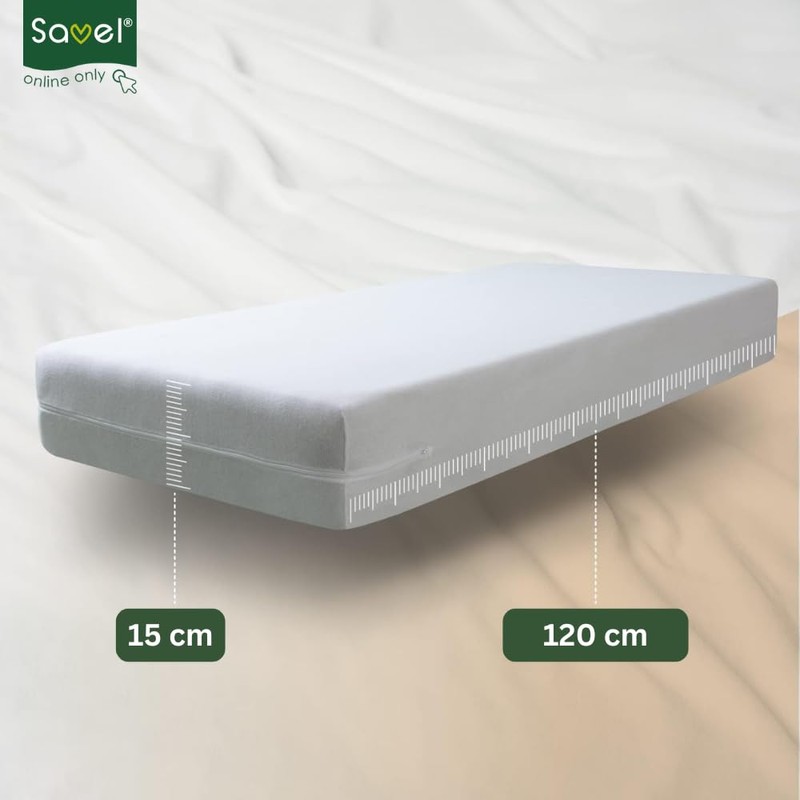 Savel - Mattress cover made of 100% cotton terry cloth,