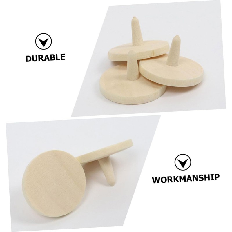 Kisangel 20pcs Wooden Golf Ball Position Markers Durable Eco-Friendly Alignment