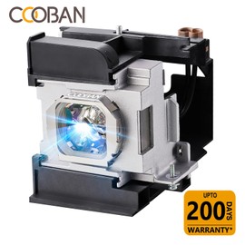 COOBAN ET-LAA410 Replacement Projector Lamp Bulb with Housing for Panasonic PT-AE8000 PT-AE8000U PT-AT6000E Projector Lamp