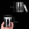 KUKLIPJIM 48 Packs 8.8oz (250 ml) Clear Plastic Jars with