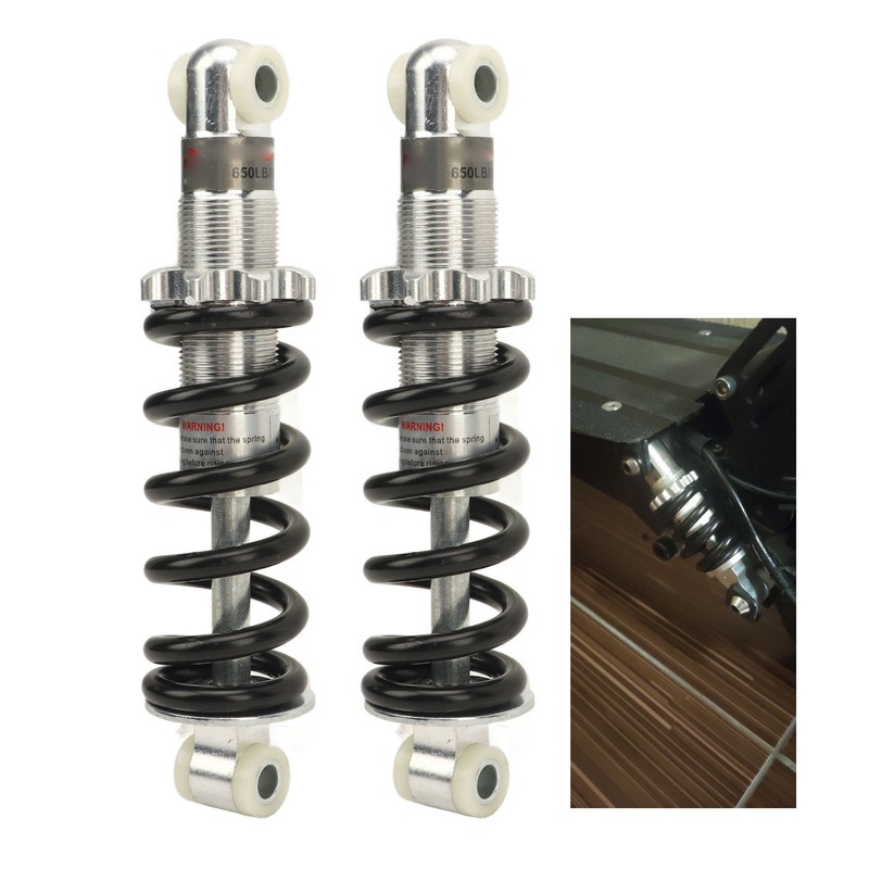 1 Pair Shocks Struts Damper 170mm 650lbs Shock Absorber Spring