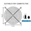 DVUIYYL 2 PCS 120mm Fan Grill pc 120mm Fan Bracket