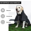 PINA Dog Raincoat, Waterproof Dog Rain Jacket with Hood, Lightweight