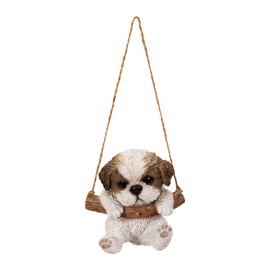 Ubia Shih Tzu Hanging Ornament Doll Figurine 6.1 x 4.9 x 4.1 inches (15.5 x 12.5 x 10.5 cm) Animal H16669