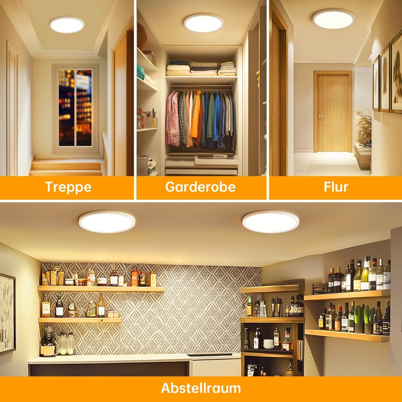 Taipow 18 W 2448 LM LED Ceiling Light Flat, 3000
