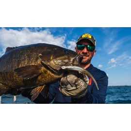 Northland Fishing Tackle Smeltinator Jig Head, Premium Bass Fishing Lure for Swimbaits & Plastics, 3 Pack - 3/8 Oz, Yellow/Orange, 2/0 Hook