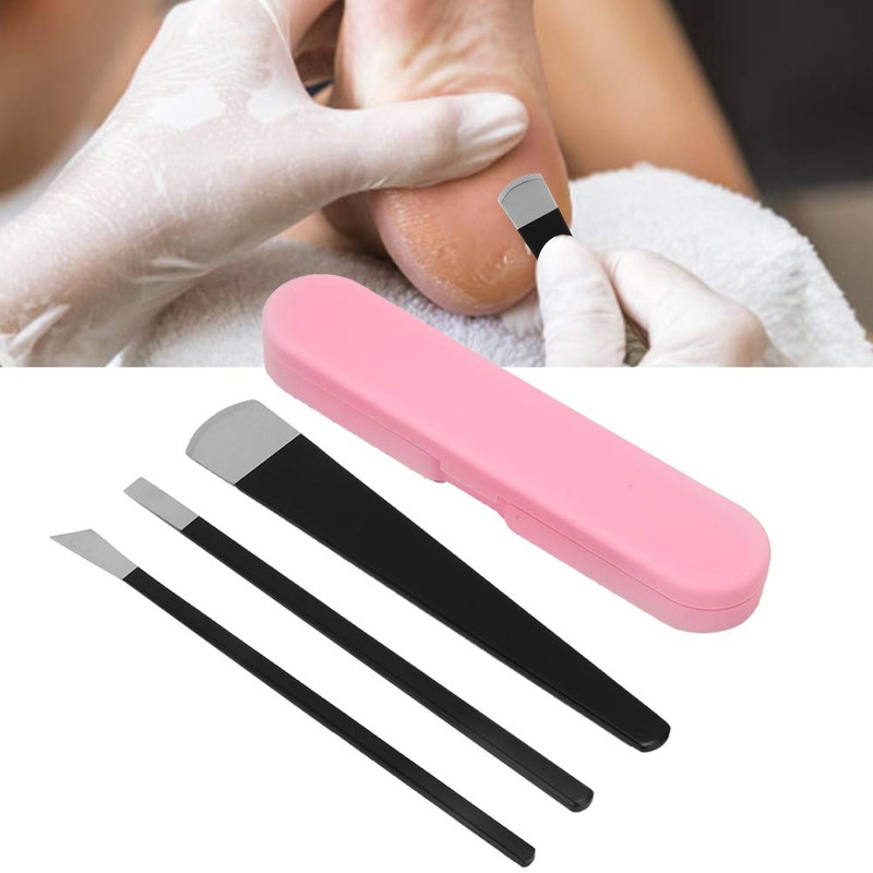 Cuchillo de Pedicura de 3 Piezas, Pedicura de Uñas de