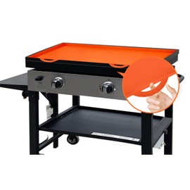 HHSME 17" Silicone Griddle Mat for Blackstone, Heavy Duty Food Grade Blackstone Silicone Griddle Cover With Handle, 17 Inch blackstone griddle Cover, Protect Your Griddle All Year