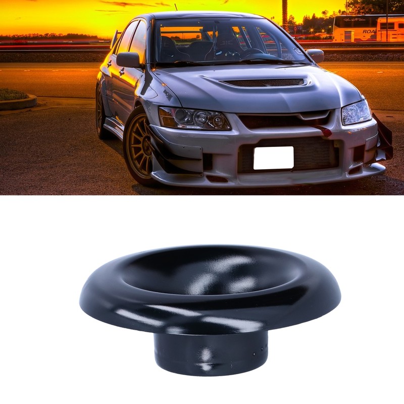 4in Cold Air Intake Turbo Horn Velocity Stack Adapter Decoration