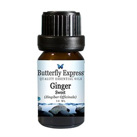 Butterfly Express Ginger Sweet Essential Oil. 10 ml. 100% Pure, Undiluted, Therapeutic Grade.