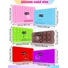 117 Pcs Gummy Bear Mold Silicone,with Candy Recipes、Droppers and Wrappers