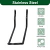 sourcing map 10Pcs Pegboard Hooks, 6 Inch Stainless Steel Peg