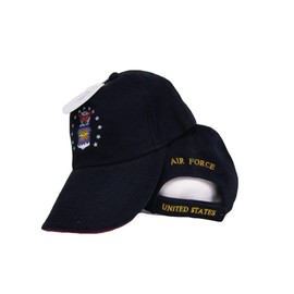Air Force USAF Emblem Crest Coat of Arms Hat Ball Cap Multi