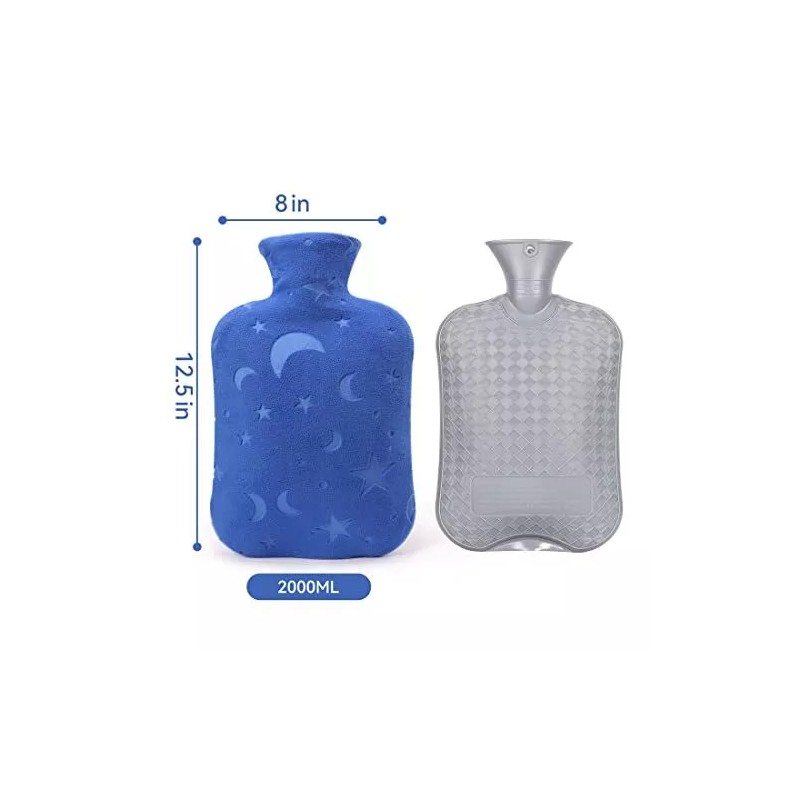 Blue Therapeutic Thermal Compress Premium Hot Cold Water Bottle With