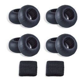 Yuyongshuai Bat Grip Choke Up Rings,Premium Choke Up Rings, Pressure Baseball Rings,Including: 8 Pack Choke up Rings, 2 Wrist Protectors (Back)