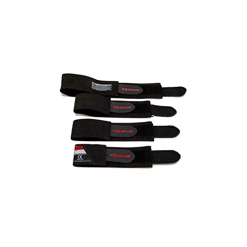 EVS Sports Unisex-Adult AXIS Knee Brace Replacement Straps (Black, Medium)