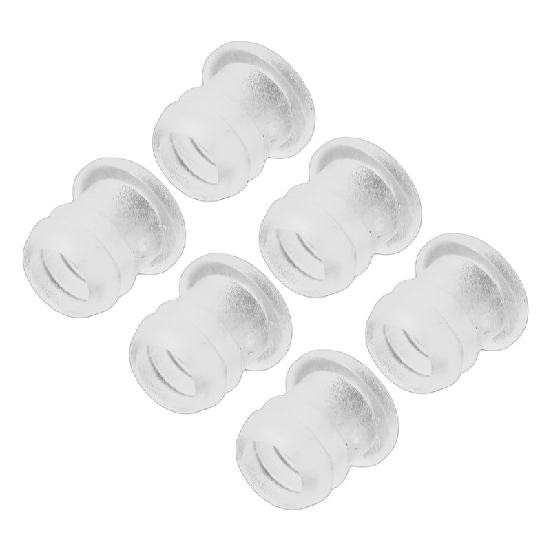 30pcs Earmold Locks Small Plastic Soft Transparent Earmold Tubing Locks