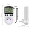 Retoo Thermostat for Socket with Temperature Sensor, Digital Temperature Controller