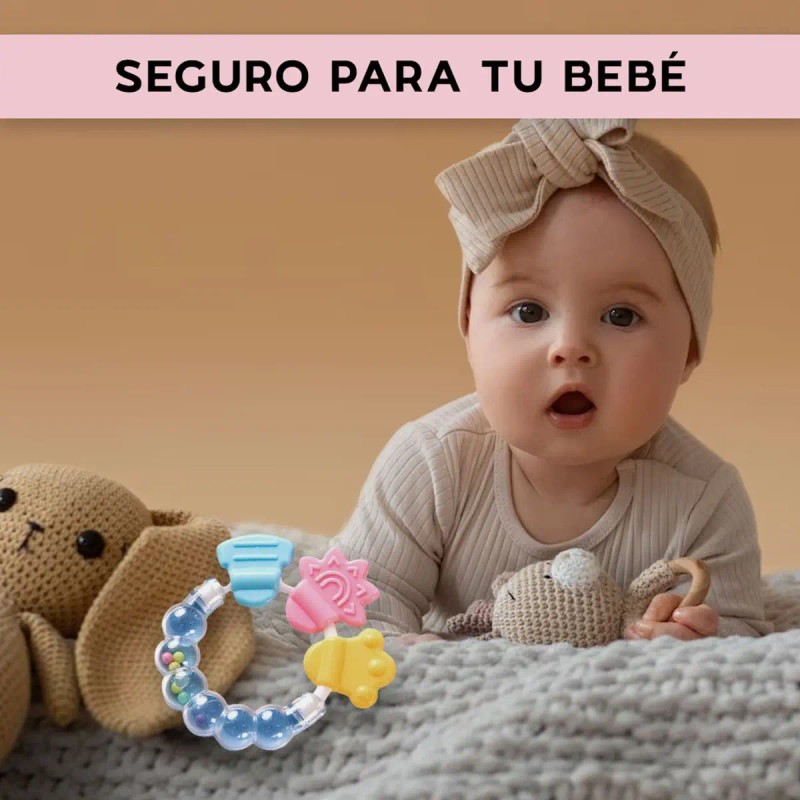 Sonaja Mordedera Estimulacion Textura Encias Juguete Bebe