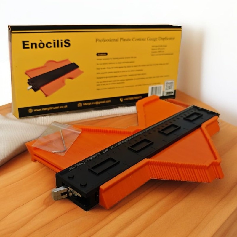 Contour Gauge EnociliS 10 inch with Lock Professional Duplicator, Plastic
