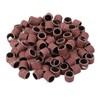Dophee 100Pcs Sanding Drum 1/2(inch) 80 Grit Sand Bands Shank