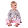 Amantes Textiles Baby Girls Rabbit - grey, size: 74/80