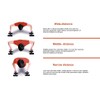 Push Up Bars for Men & Women (Red)