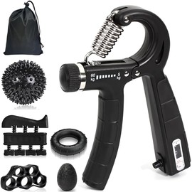 Ejercitador de Mano 6 en 1, Fortalecedor de Agarre, Hand Grip Ejercicio