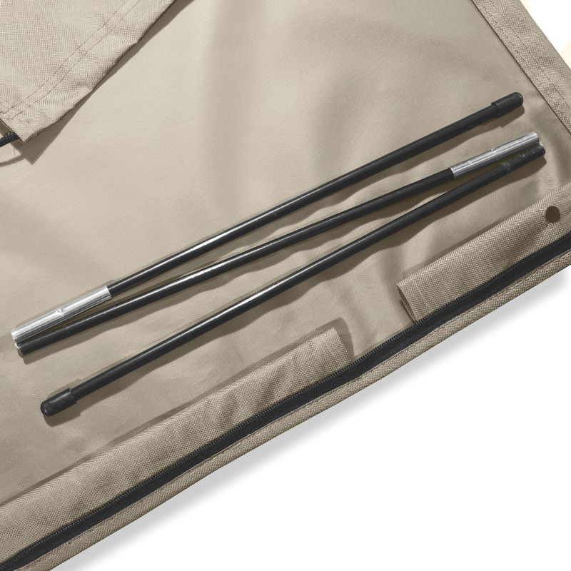 Lumaland Protective Cover for Parasol, 195 x 25/35 cm, Waterproof,