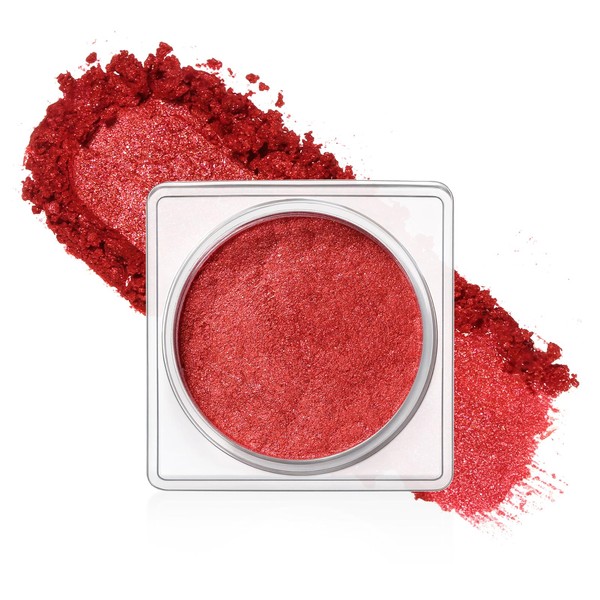 Bloody Red Cream Eyeshadow DE'LANCI- Long-Lasting Shimmer & Waterproof, Highly
