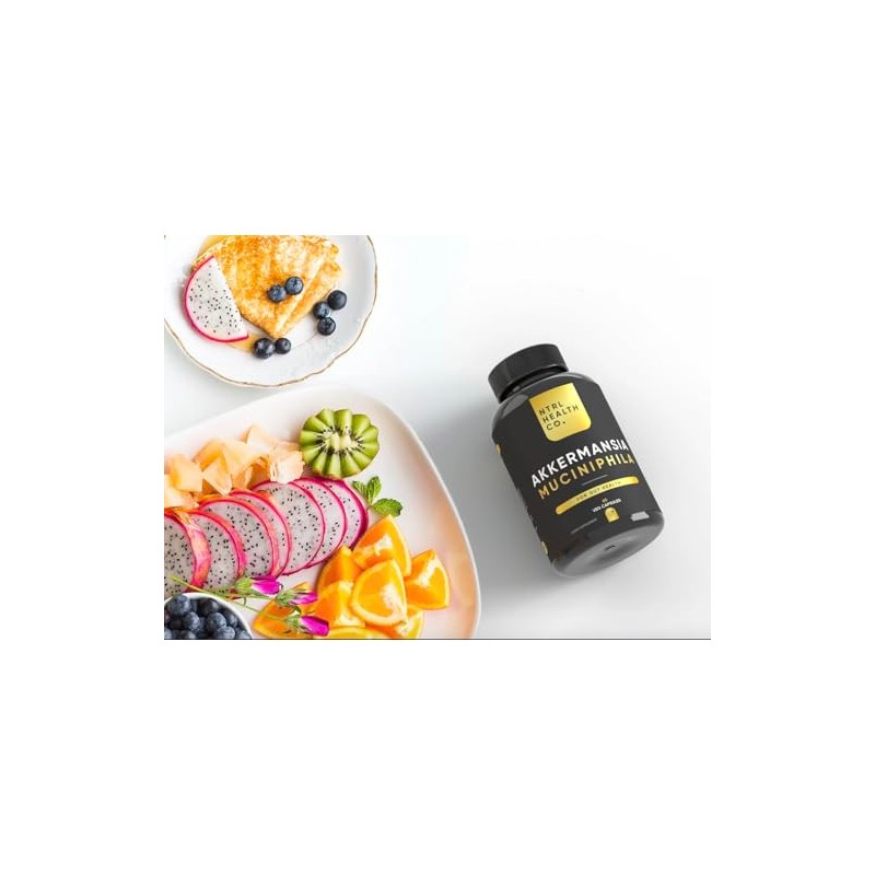 NTRL Health Co. Akkermansia Muciniphila Probiotic Capsules, 60 Veg Capsules,