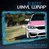 Solutions Gloss Pink Glossy Vinyl Wrap Bubble Free Air Release
