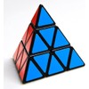 3x3x3 Pyramid Magic Speed Cube Triangle 3D Puzzle Cube Black