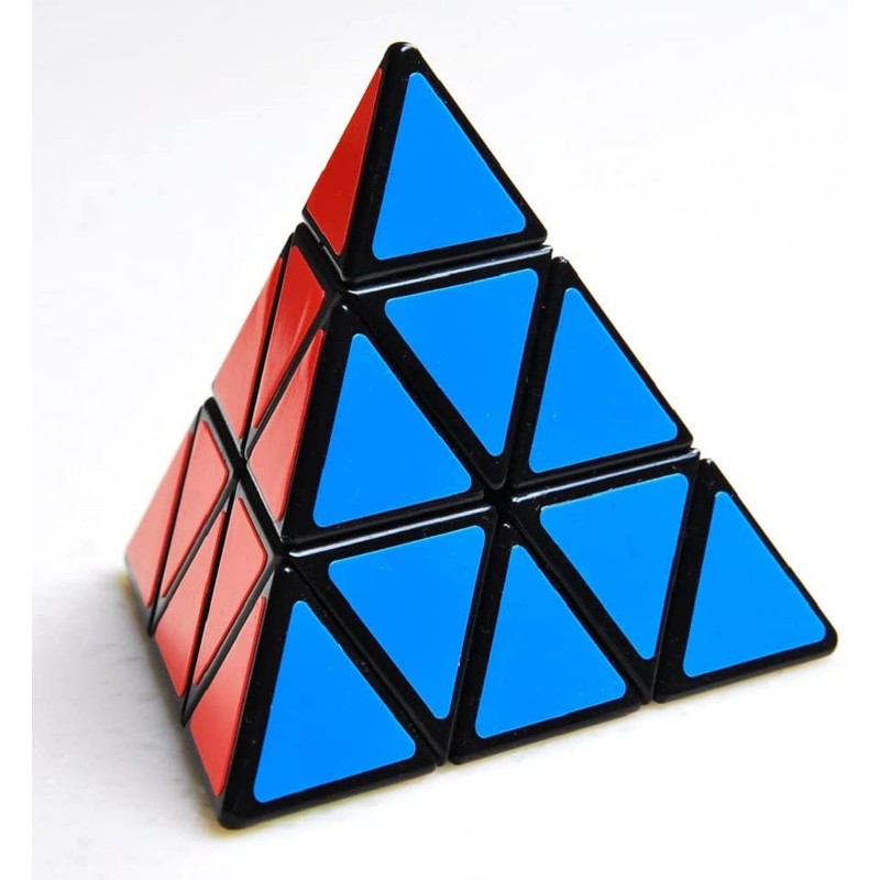 3x3x3 Pyramid Magic Speed Cube Triangle 3D Puzzle Cube Black