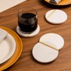 Cork & Mill Marble Coasters Set of 6 - Luxury