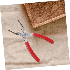 Tofficu 2pcs Useful Car Repairing Pliers Relay Fuse Puller Remover Tool for Automotive Disassembly Comfortable Grip High Hardness Claw Hook Resistant Design