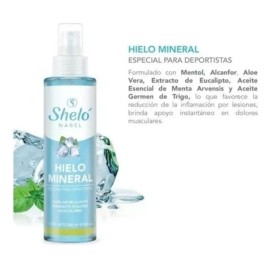 Shelo Nabel HIELO MINERAL SHELÓ NET CONTENTS 8.96 Fl oz (265ml)