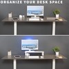 VIVO 24 inch Monitor Stand, Wood & Steel Desktop Riser,