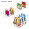 Vtopmart 8 Pack Food Storage Organizer Bins, Clear Plastic Bins