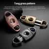 CIGARLOONG Cigar Cutter Stainless Steel Silver Bronze Engraved V Cut
