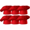 Hyzrz Chef Hat Set of 6 PCS Pack Adult Adjustable