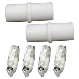 2 Pieces Washing Machine Drain Hose Connectors with Hose Clamps Dishwasher Drain Hose Adapter Washer Drain Hose Extension Adapter for for 0.8 Inch Washing Machine Dishwasher Water Hose
