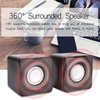 Mini Speaker Desktop Mini Cube USB Stereo 3.5mm Jack Wired