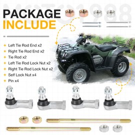 Tie Rod Ends Kits For Honda TRX350 Rancher 350 TRX400 Rancher 400 2000-2007 53158-HP5-003 53158-HC4-003,Left & Right
