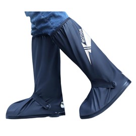 TATACLEA Rain Shoe Covers,Waterproof Shoe Covers,Slip Resistance Galoshes,Adjustable, for Men and Women Cycling, Camping, Gardening and Working on Rainy Days