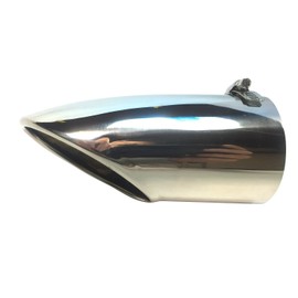 ANR Muffler Cutter, Universal Slash, Silver, Downward, Single, Stainless Steel
