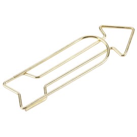 Dekaim Paper Clips, Metal Paper Clips, Large Paper Clips, Golden Arrow Paper Clips, Personal Document Organiser for School and Office